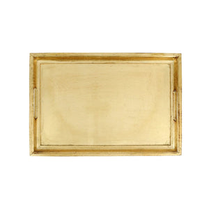 Florentine Wooden Gold Tray