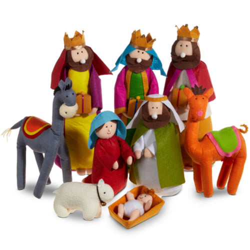 15.5’’ Felt Nativity