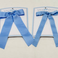 Load image into Gallery viewer, Scalloped Long Tail Bow