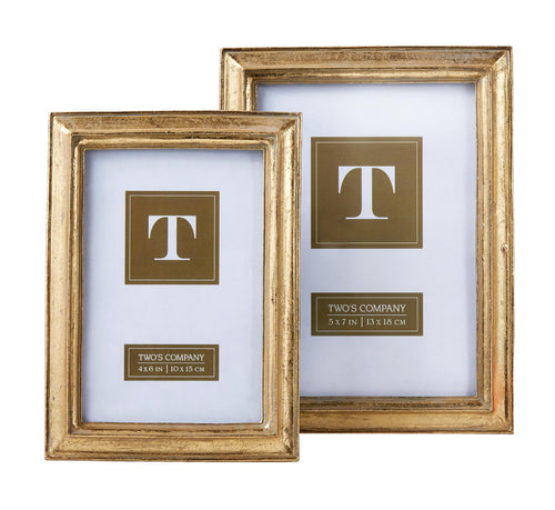 Gold Leaf Straight Frame