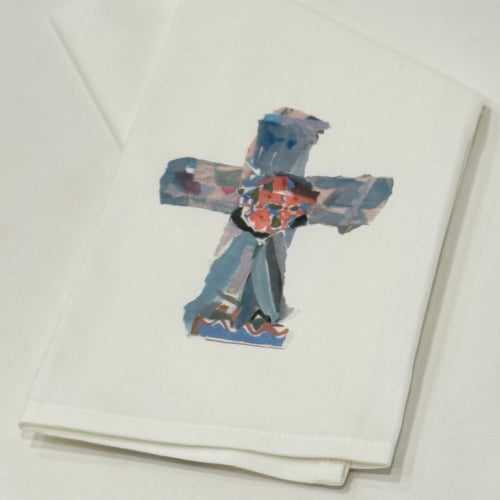 Blue Cross Kitchen Towel