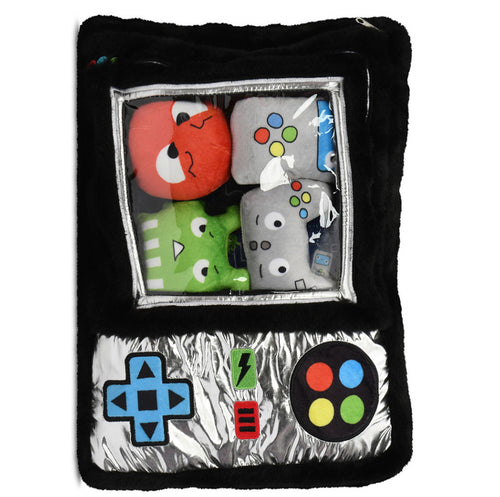 Video Game Sweets Packaging Fleece Plush