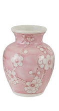 Load image into Gallery viewer, Pink &amp; White Cherry Blossom Vases