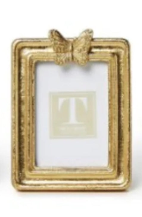 Golden Butterfly Gold Leaf Photo Frame