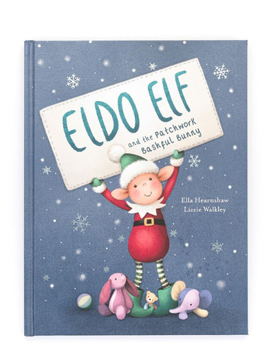 Eldo Elf and the Patchwork Bashful Bunny Book Jellycat