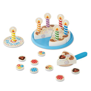 Wooden Birthday cake Set