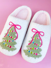 Load image into Gallery viewer, Pink Bow Tree Slippers