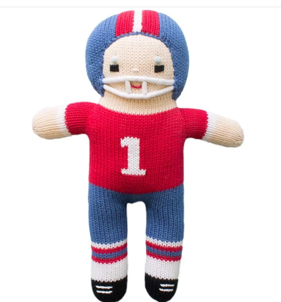 Football Player Rattle 7” – The Square Cupboard