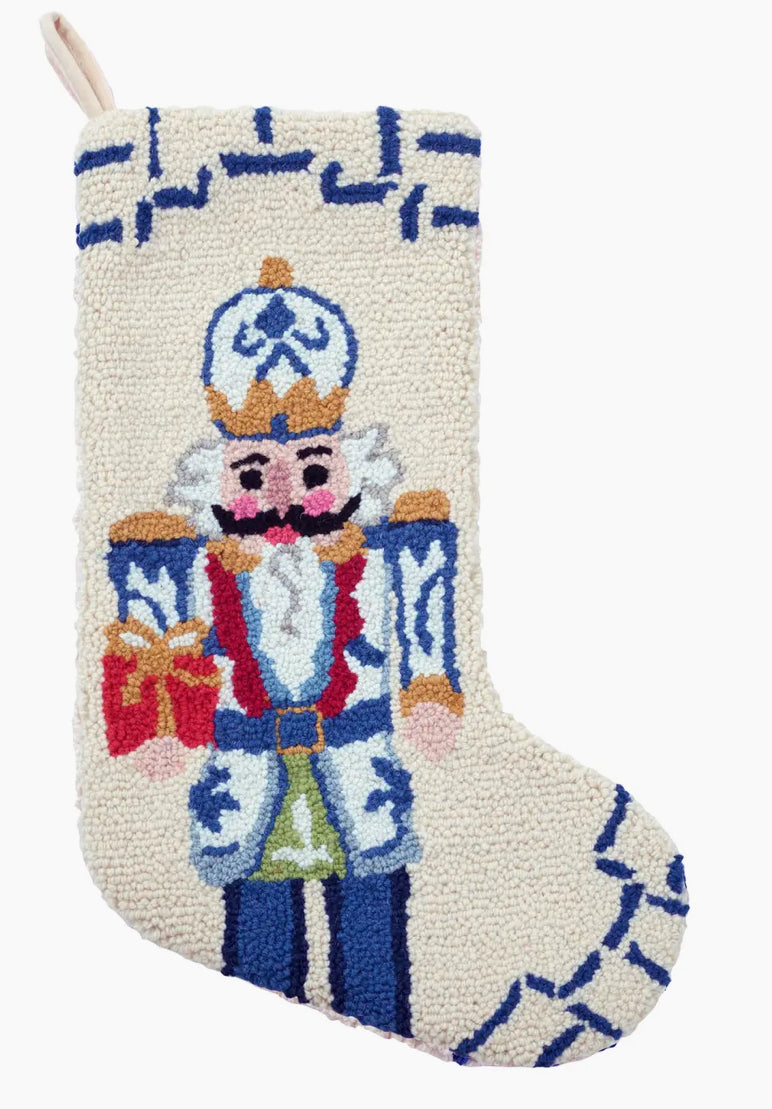 Chinoiserie Nutcracker HK Stocking