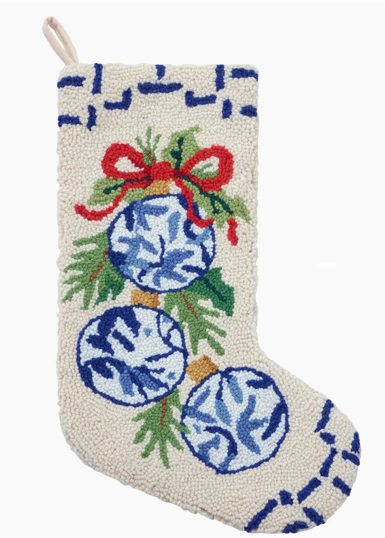 Chinoiserie Ornaments HK Stocking