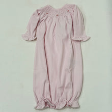 Load image into Gallery viewer, Pink Gown w/ Heart Smocking