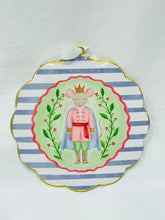 Load image into Gallery viewer, 6” Pastel Nutcracker Scalloped Frame Ornament