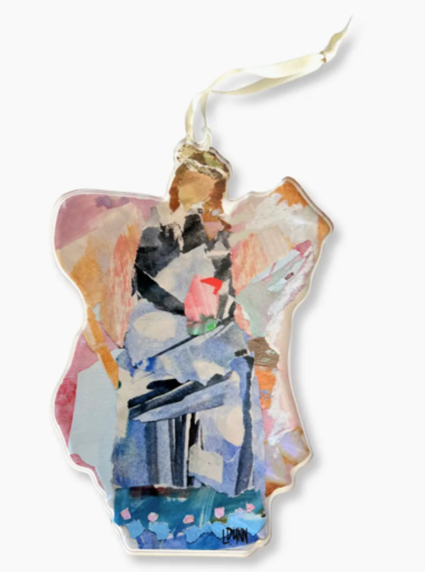 Claudia Angel Acrylic Ornament .25’’