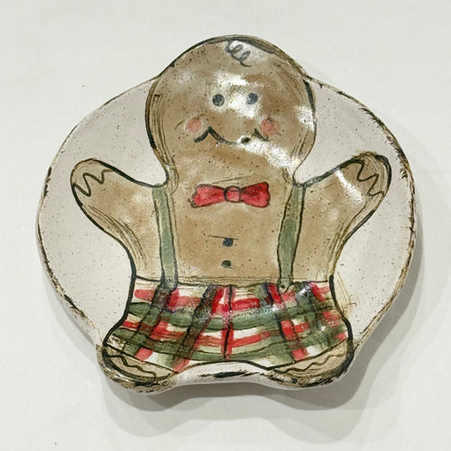 Gingerbread in Plaid- Red Plaid
