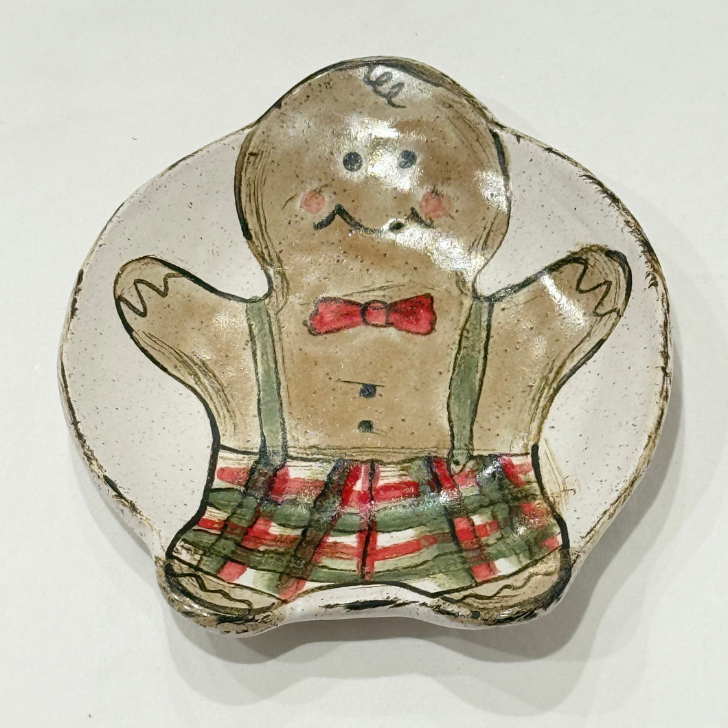 Gingerbread in Plaid- Red Plaid