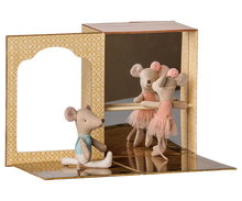 Load image into Gallery viewer, Ballet Mice in Dance Studio - Little Sis and Little Bro