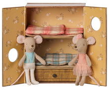 Load image into Gallery viewer, Ballet Mice in Dance Studio - Little Sis and Little Bro