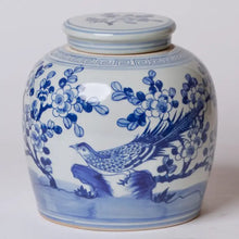 Load image into Gallery viewer, Pheasant &amp; Flower Round Jar C769