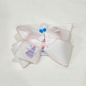 Birthday Hat Hair Bow