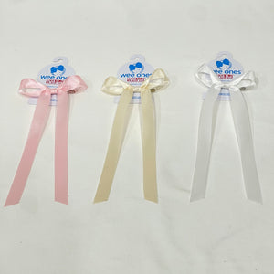 Tiny Satin Bow with tails