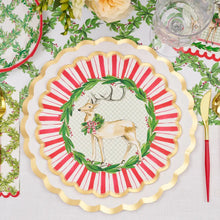 Load image into Gallery viewer, Holly Berry Scalloped Dinner Plates (8 ct.)