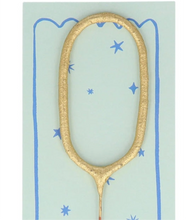 Load image into Gallery viewer, Gold Sparkler Candle
