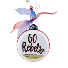 Load image into Gallery viewer, Ole Miss Mascot Puff Ornament
