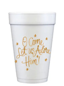 Inspirational Christmas Styrofoam Cups