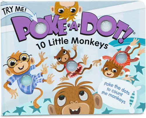 Poke-A-Dot 10 Little Monkeys Book