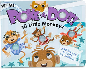 Poke-A-Dot 10 Little Monkeys Book