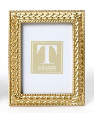 Laurel Wreath Gold Frame
