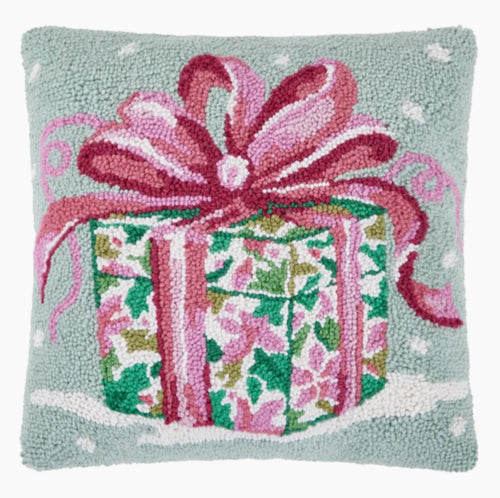 Pink Present Pillow