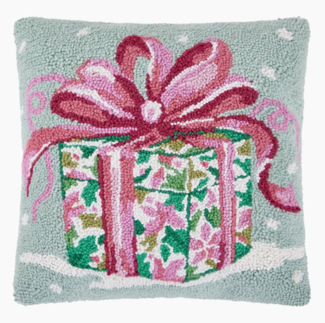 Pink Present Pillow