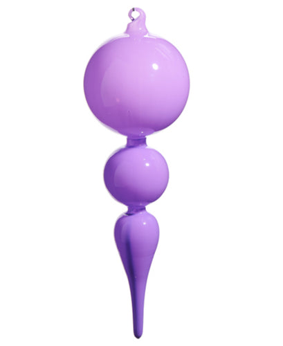10’’ Bright Purple Finial Ornament