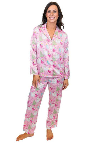 Baby it's Cold Outside Satin Pajama Set