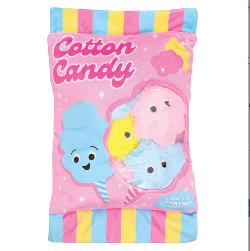 Cotton Candy Sweets Packaging Fleece Plush