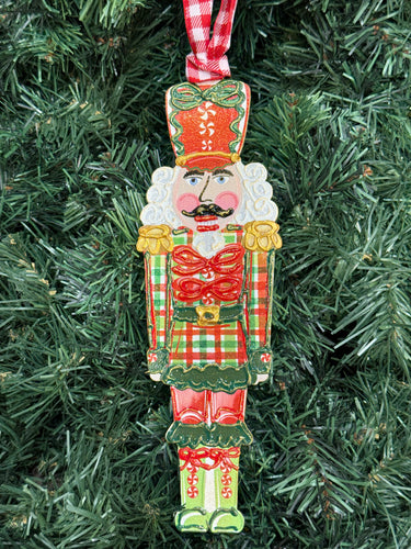 Nutcracker Red/Green Wooden Ornament