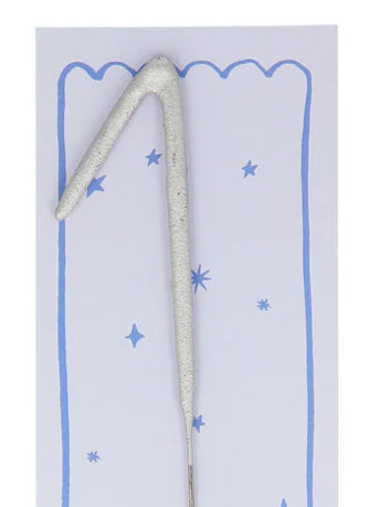 Silver Sparkler Candle