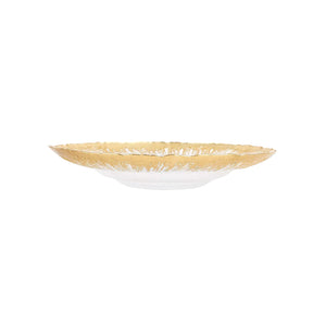 Rufolo Glass Gold Bowl