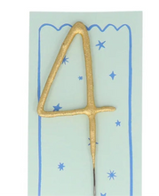 Load image into Gallery viewer, Gold Sparkler Candle