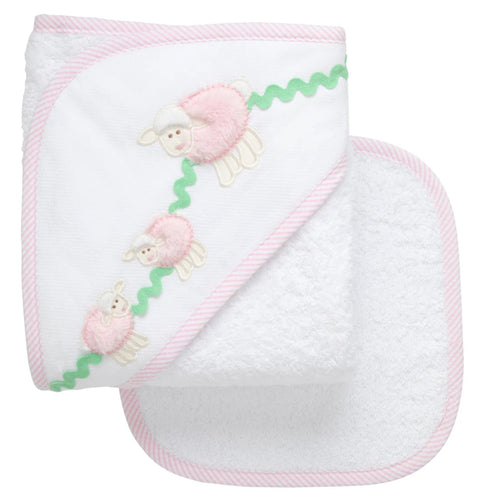 Hooded Towel and Washcloth Set