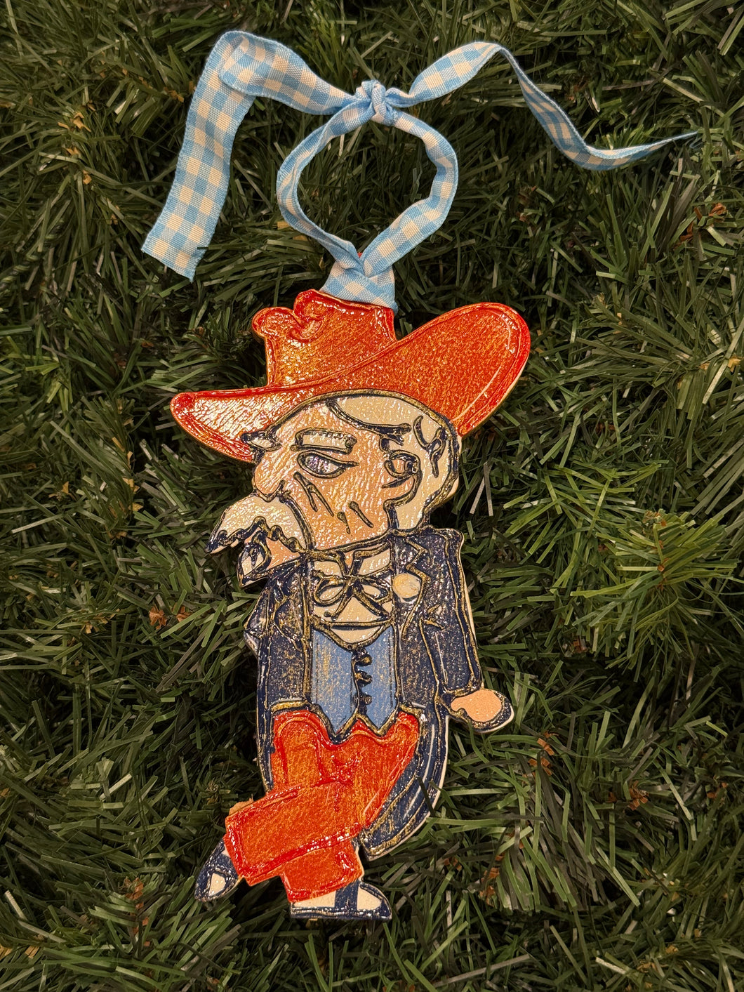 Colonel Reb Wooden Ornament