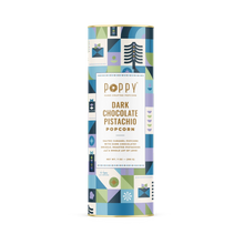 Load image into Gallery viewer, Dark Chocolate Pistachio Cylinder Popcorn