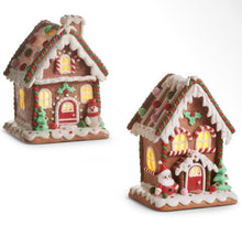 Load image into Gallery viewer, 7” Lighted Gingerbread House