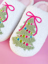 Load image into Gallery viewer, Pink Bow Tree Slippers Toddler and Kids