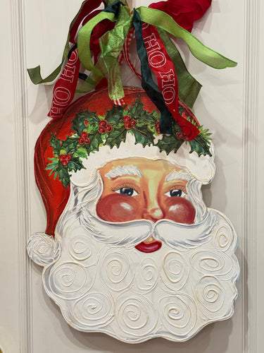 Santa Face Door Hanger