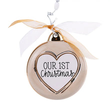 Load image into Gallery viewer, Our First Christmas Puff Ornament