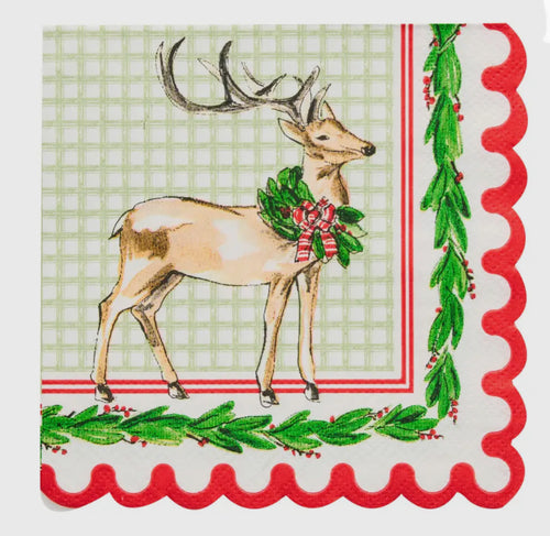 Holly Berry Cocktail Napkins 26pk