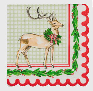Holly Berry Cocktail Napkins 26pk