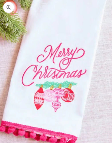 Merry Christmas Tea Towel